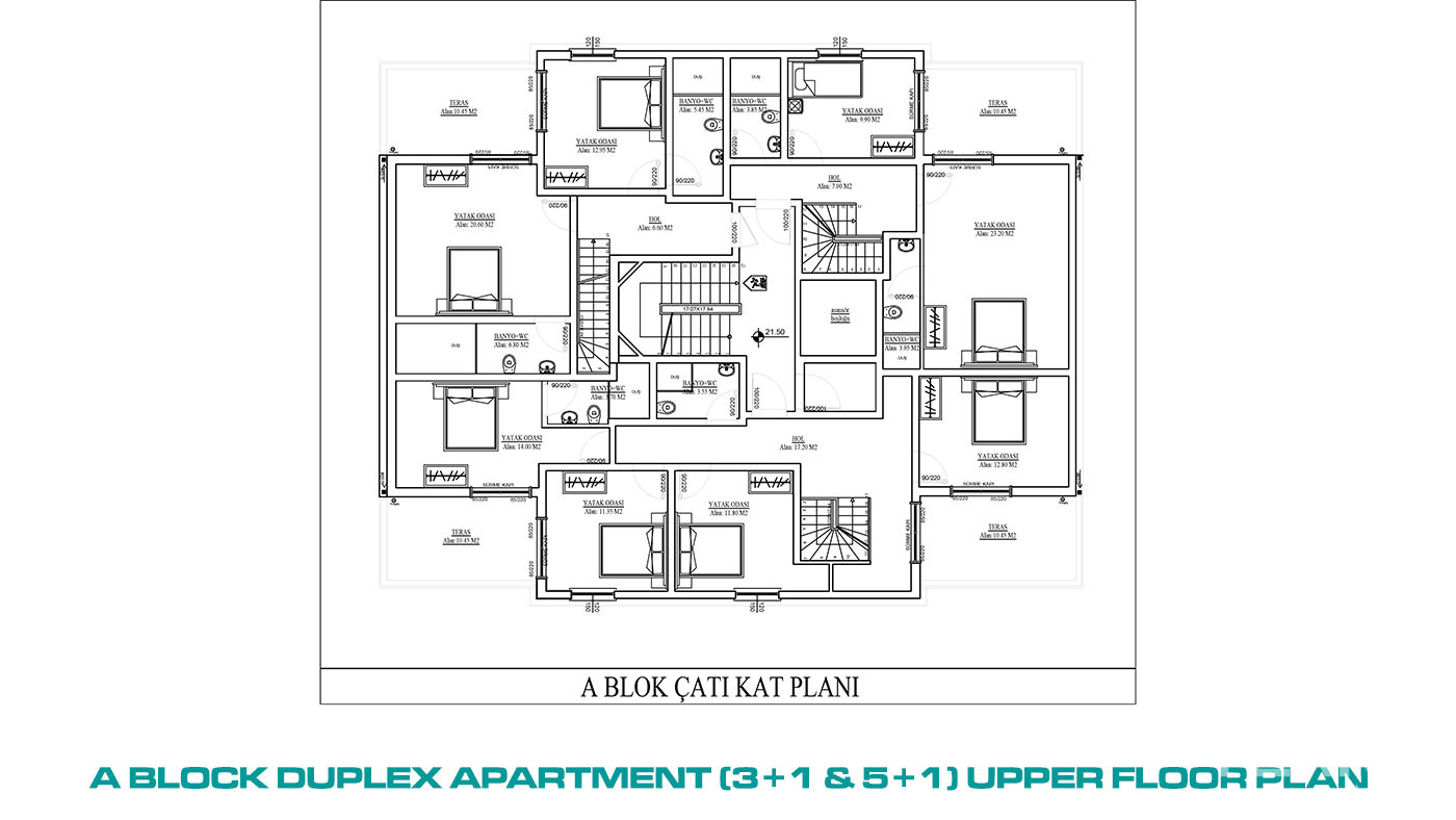 Luxury Apartments in Well-Equipped Residential Complex in Belek - 99383