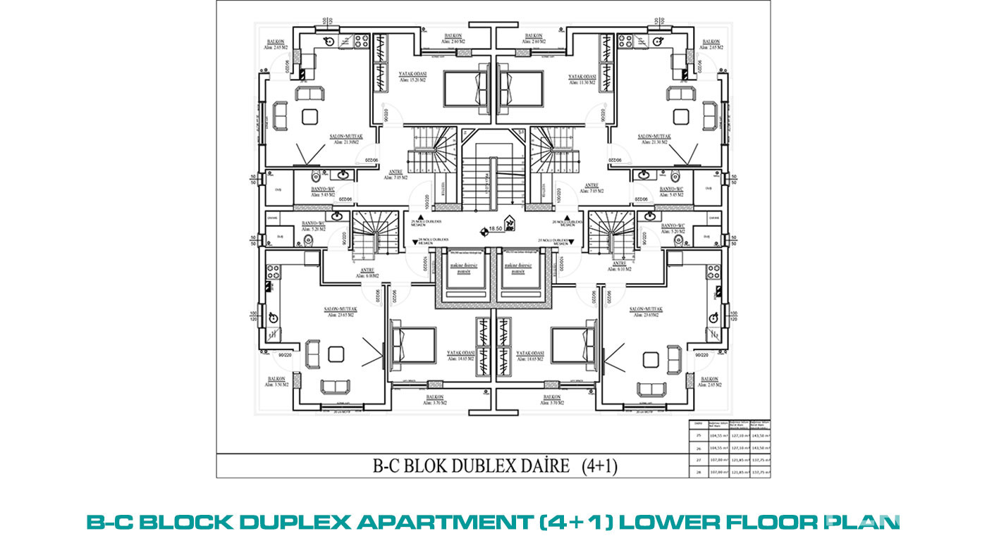 Luxury Apartments in Well-Equipped Residential Complex in Belek - 99386