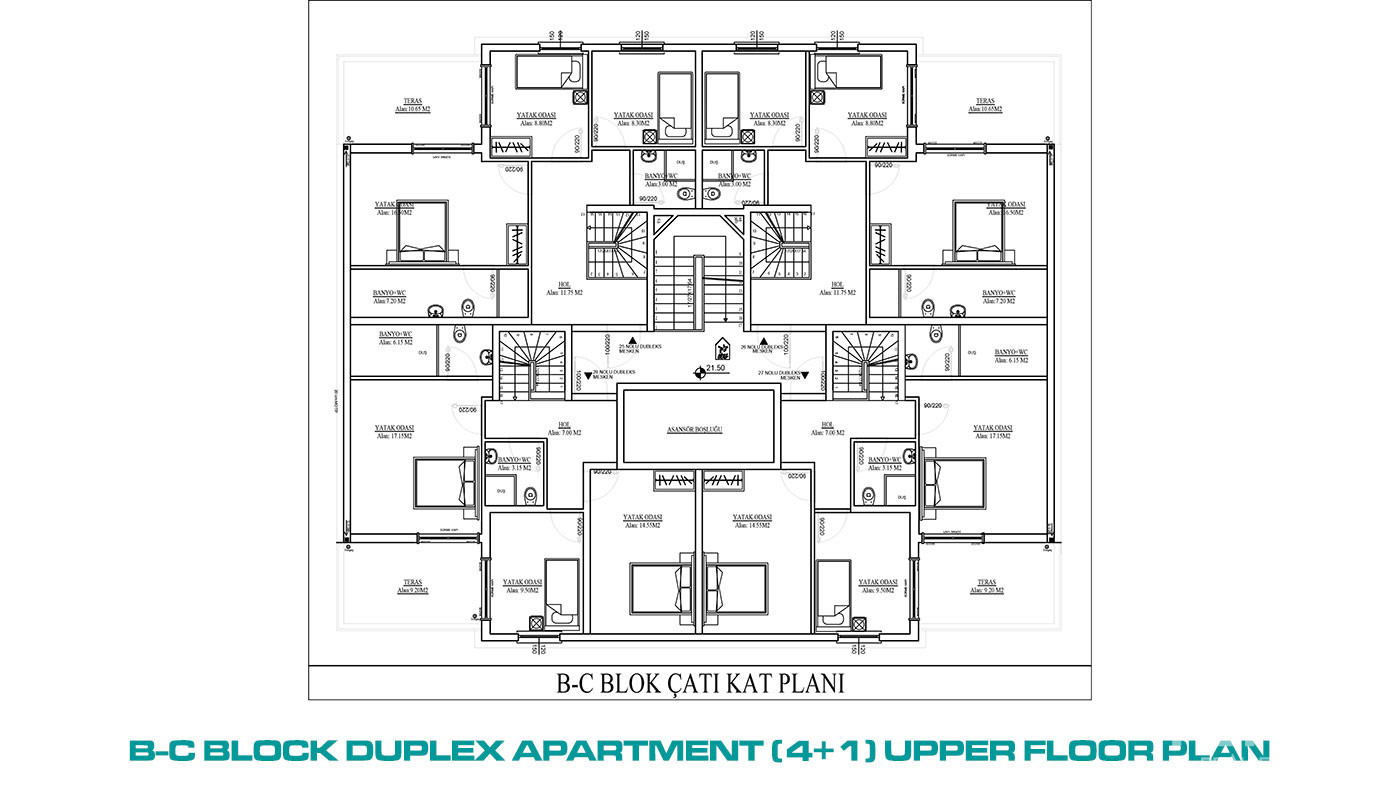 Luxury Apartments in Well-Equipped Residential Complex in Belek - 99398
