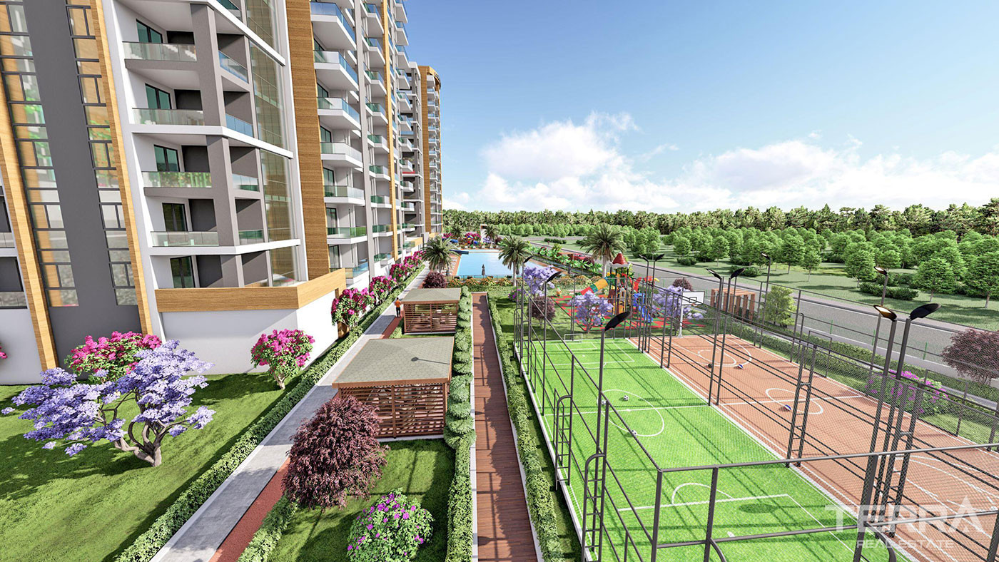 Mersin Apartments with Sea View 450 m from the Beach in Erdemli - 72489