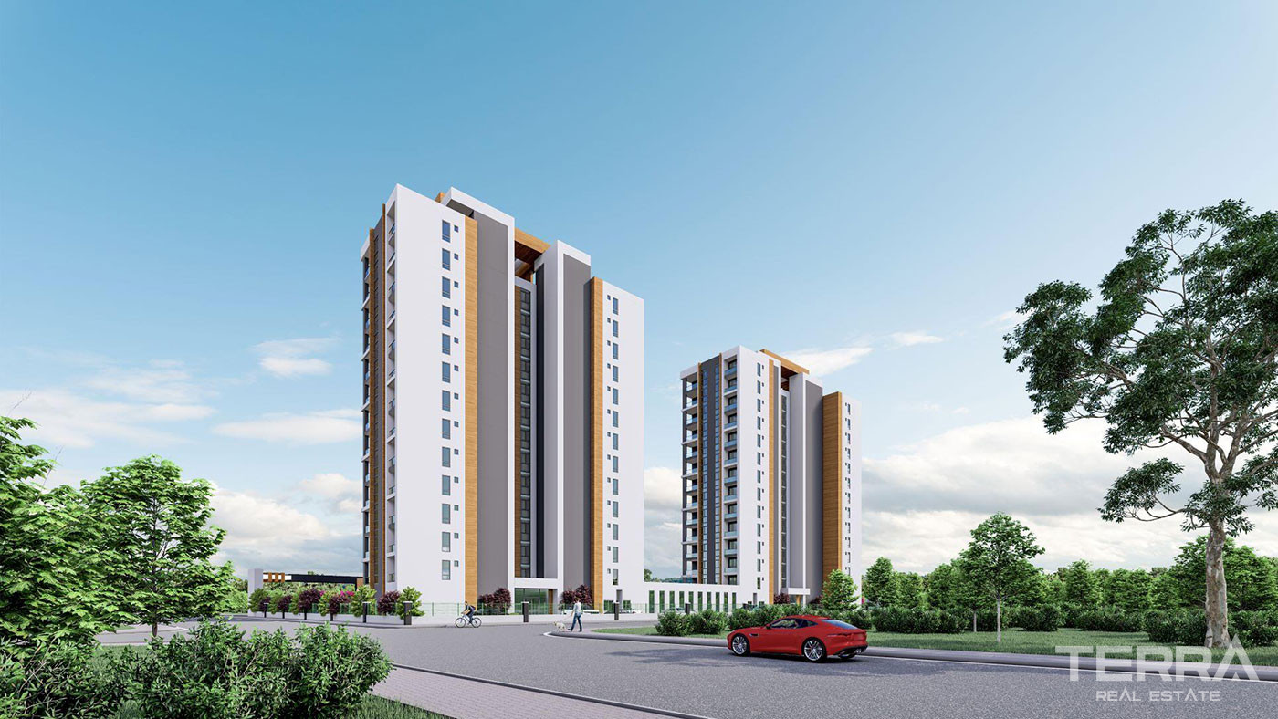Mersin Apartments with Sea View 450 m from the Beach in Erdemli - 72491