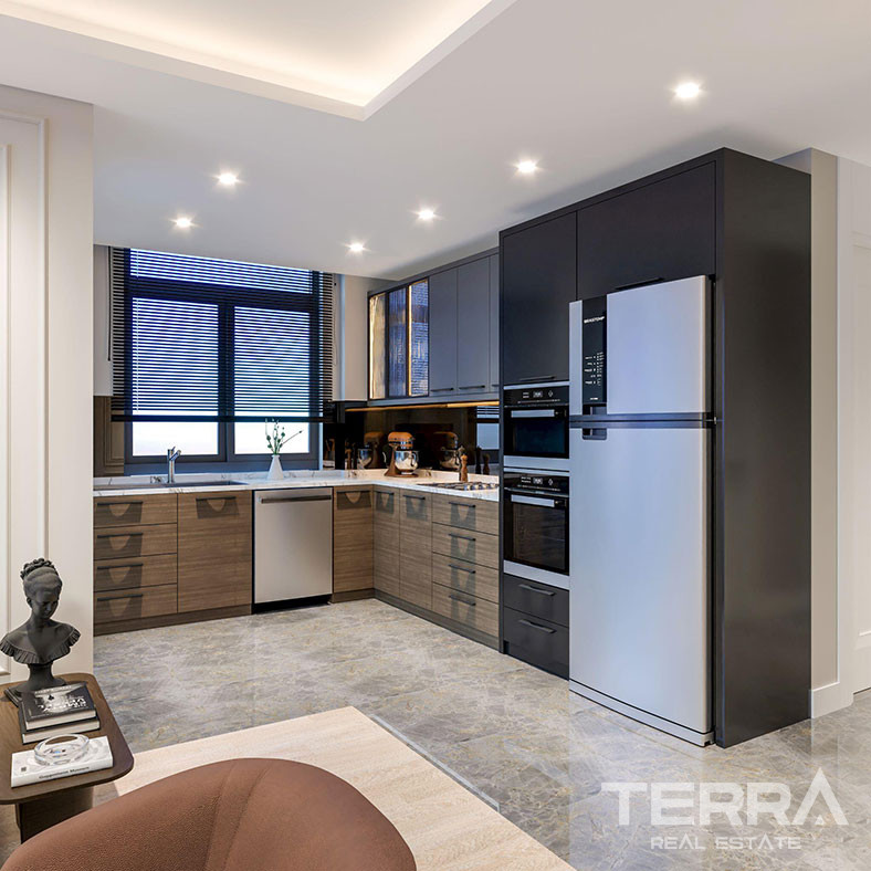 Mersin Apartments with Sea View 450 m from the Beach in Erdemli - 72508