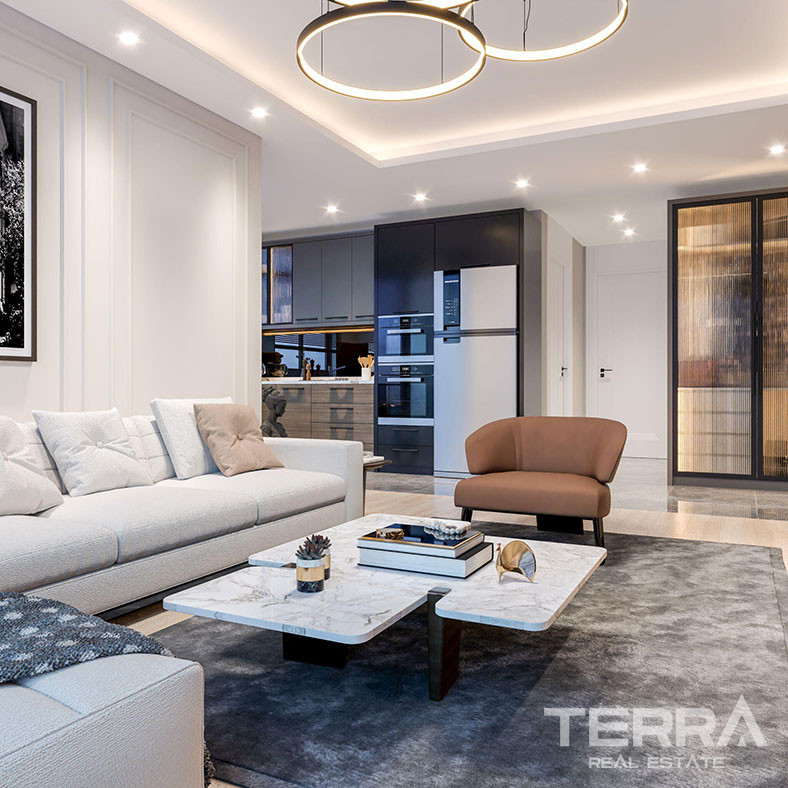 Mersin Apartments with Sea View 450 m from the Beach in Erdemli - 72509