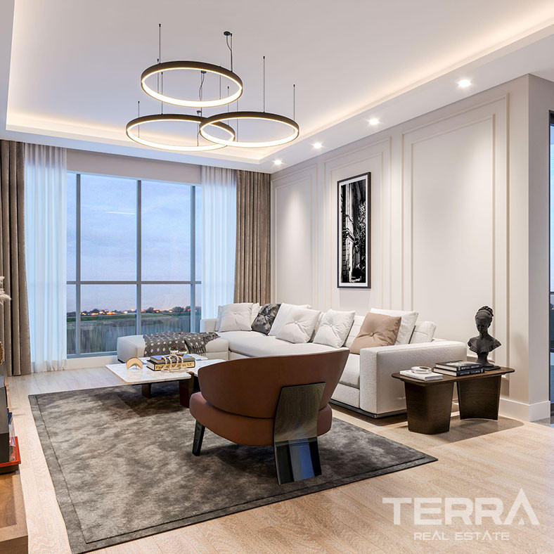 Mersin Apartments with Sea View 450 m from the Beach in Erdemli - 72515