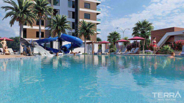 Apartamenty z widokiem na morze w Mrsin Erdemli tylko 500 m od plaży