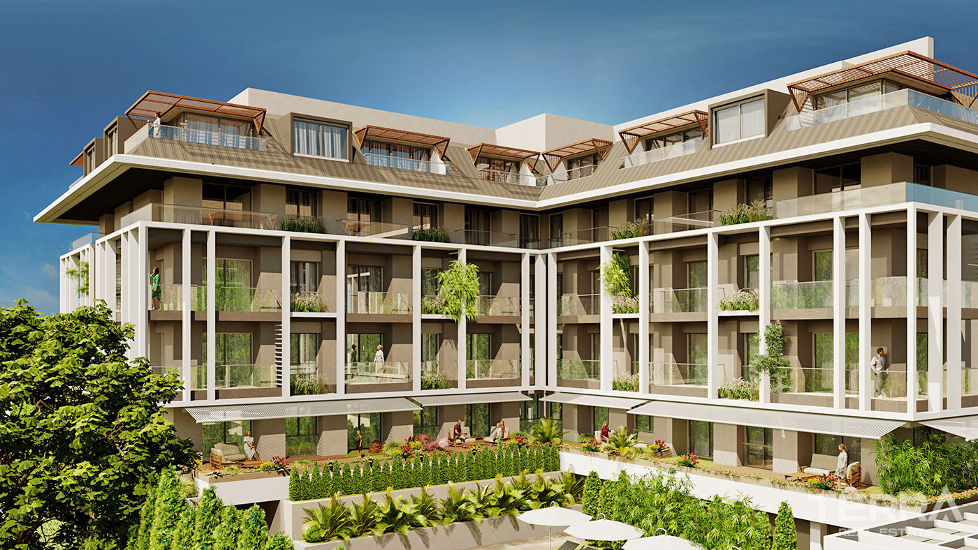 Elegant Complex of Investment Apartments in Alanya with White Goods - 92682