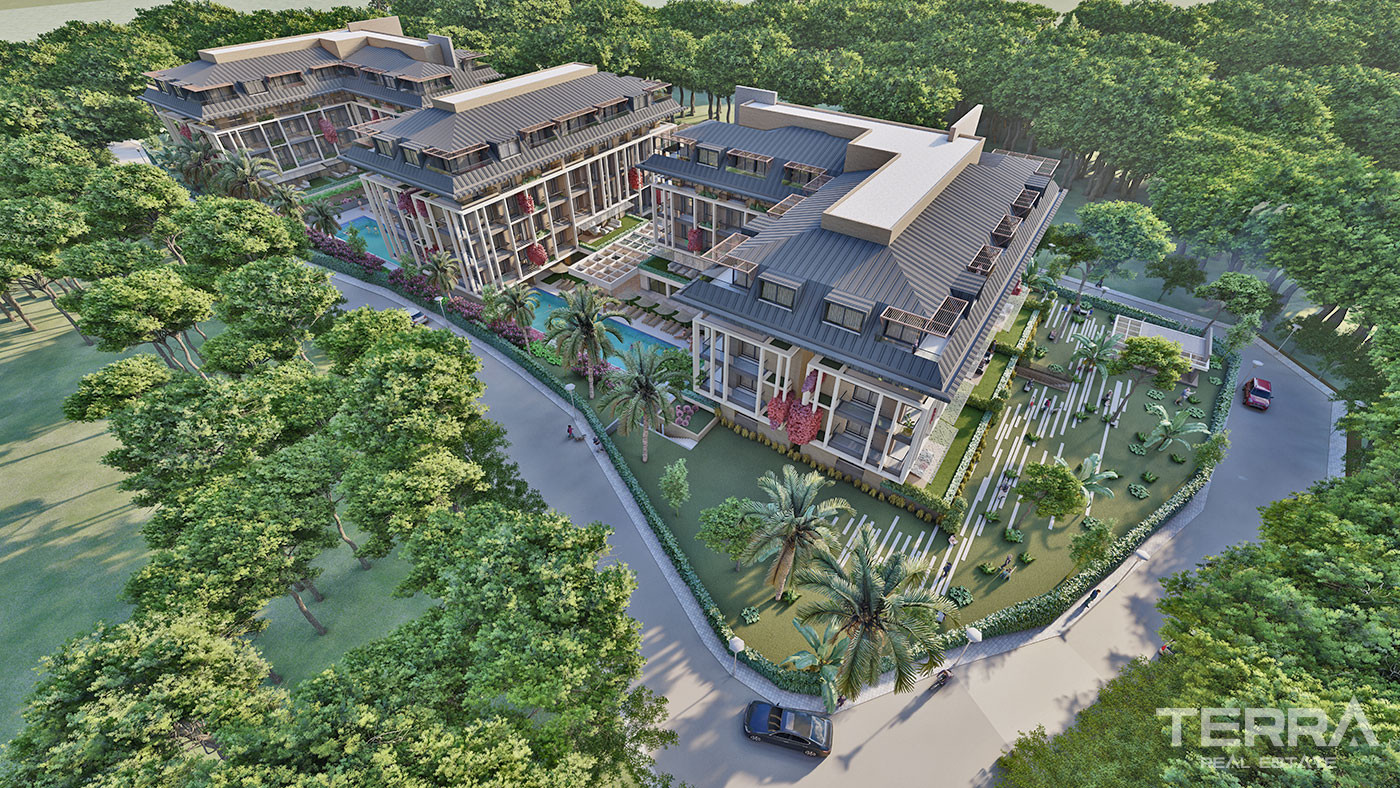 Elegant Complex of Investment Apartments in Alanya with White Goods - 92683