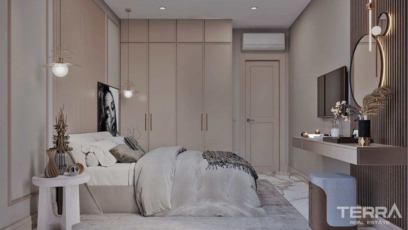 Elegant Complex of Investment Apartments in Alanya with White Goods - 92712