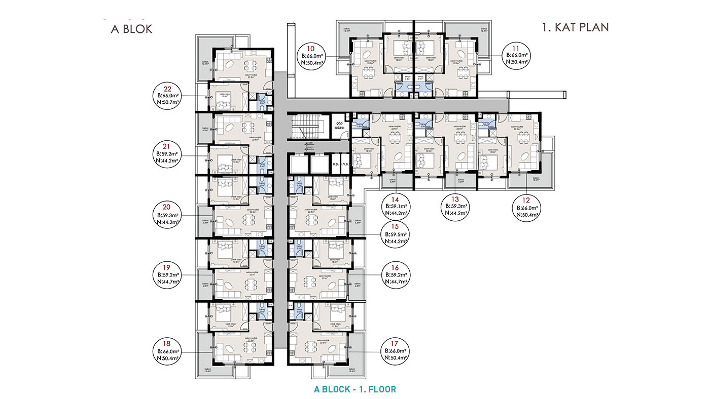 Elegant Complex of Investment Apartments in Alanya with White Goods - 92721