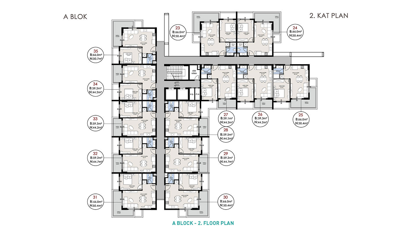 Elegant Complex of Investment Apartments in Alanya with White Goods - 92723