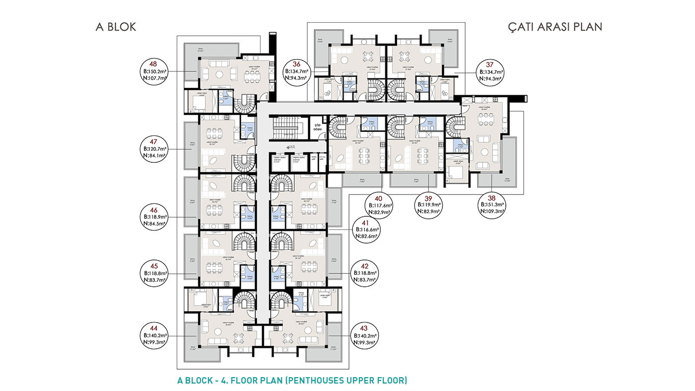 Elegant Complex of Investment Apartments in Alanya with White Goods - 92725