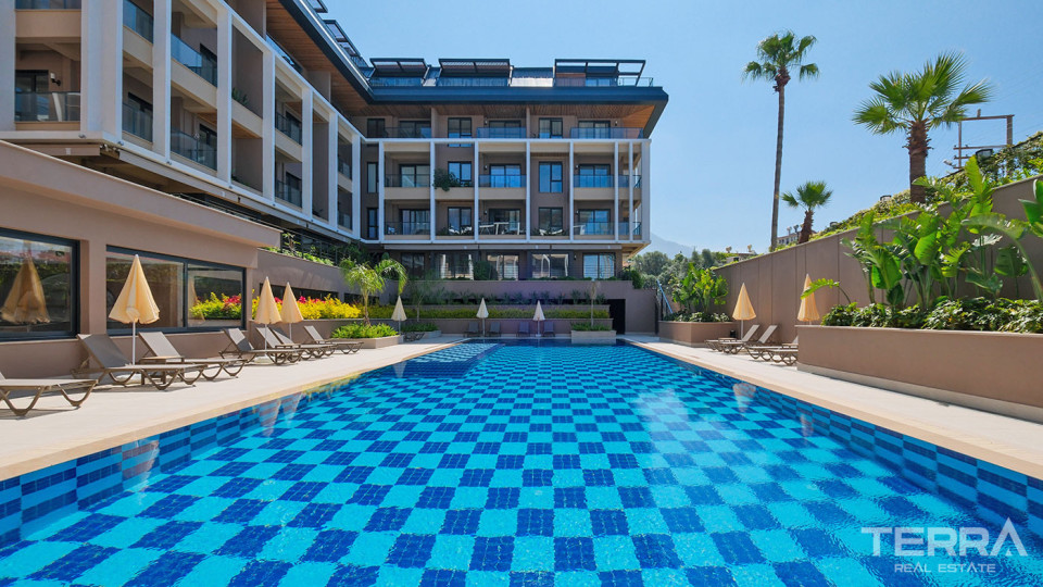 Elegant Complex of Investment Apartments in Alanya with White Goods