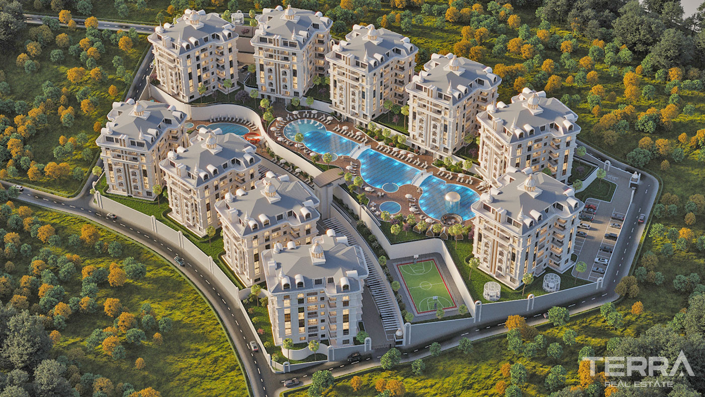 Apartments for Sale in Alanya Çıplaklı with Flexible Payment Plans - 72804