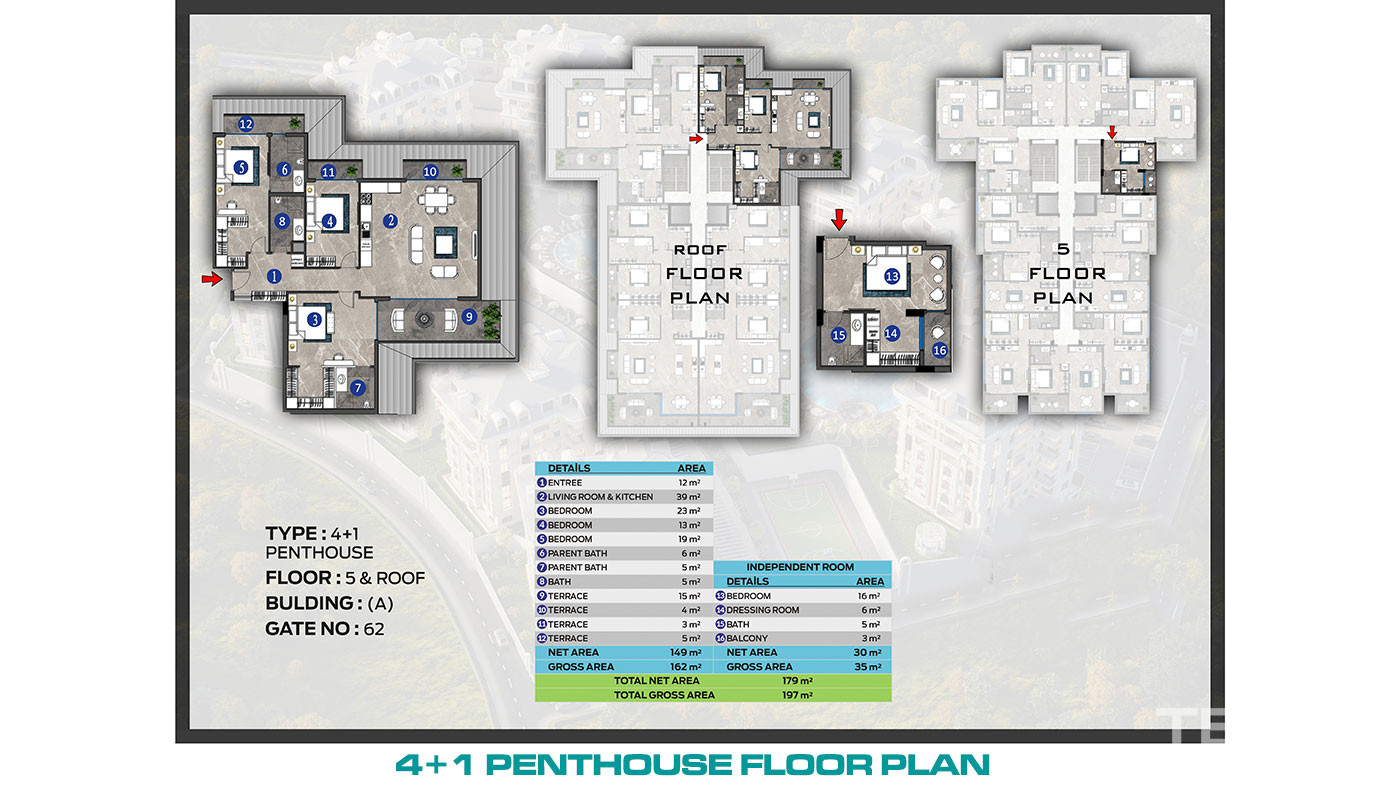 Apartments for Sale in Alanya Çıplaklı with Flexible Payment Plans - 72815
