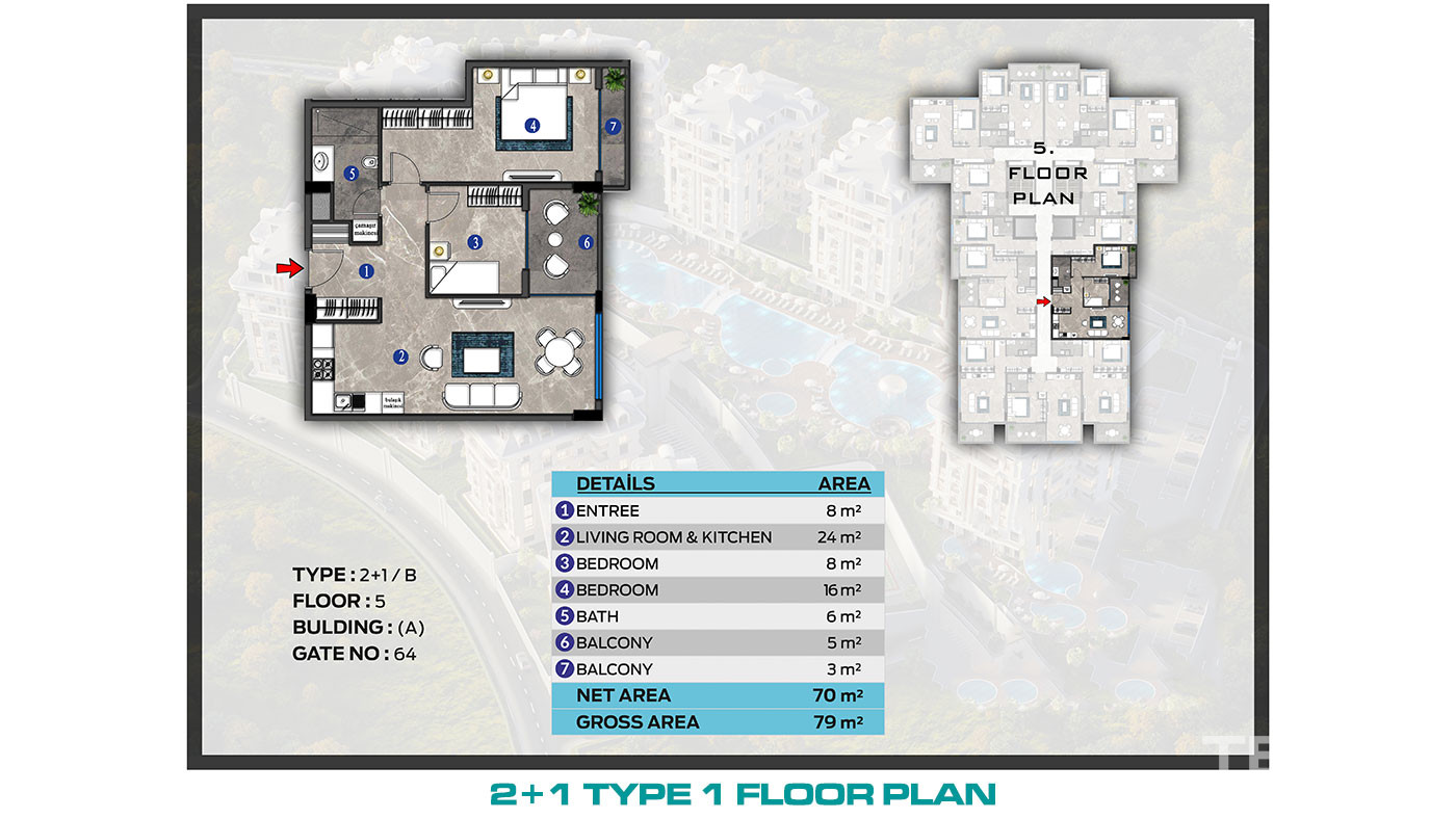Apartments for Sale in Alanya Çıplaklı with Flexible Payment Plans - 72817