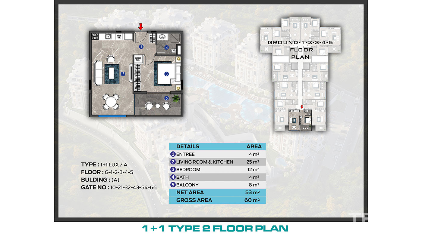 Apartments for Sale in Alanya Çıplaklı with Flexible Payment Plans - 72819