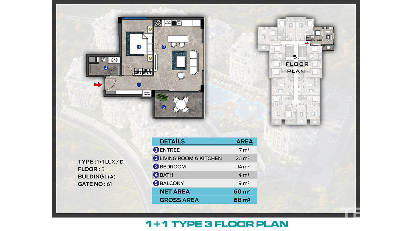 Apartments for Sale in Alanya Çıplaklı with Flexible Payment Plans - 72821