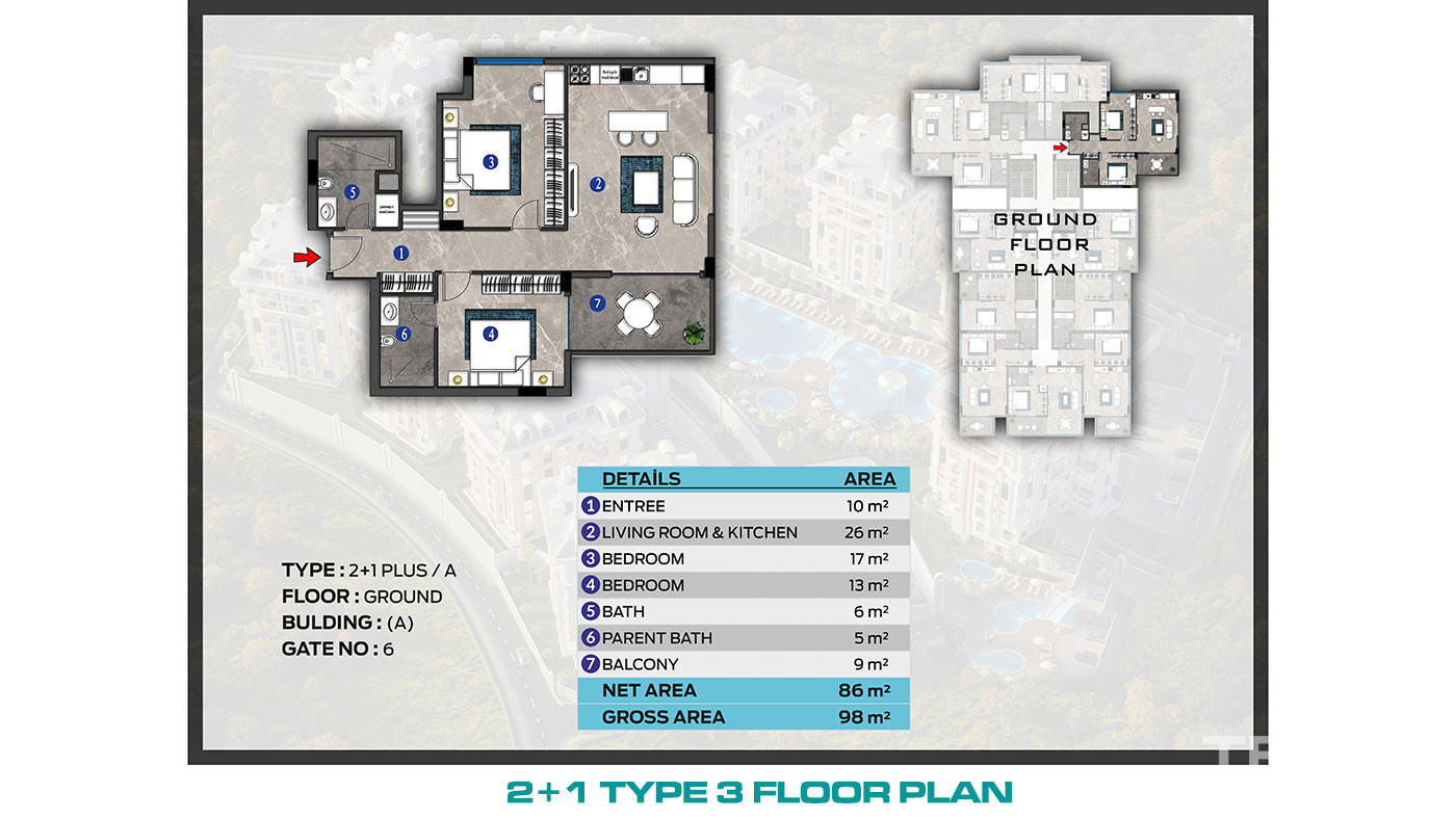 Apartments for Sale in Alanya Çıplaklı with Flexible Payment Plans - 72823