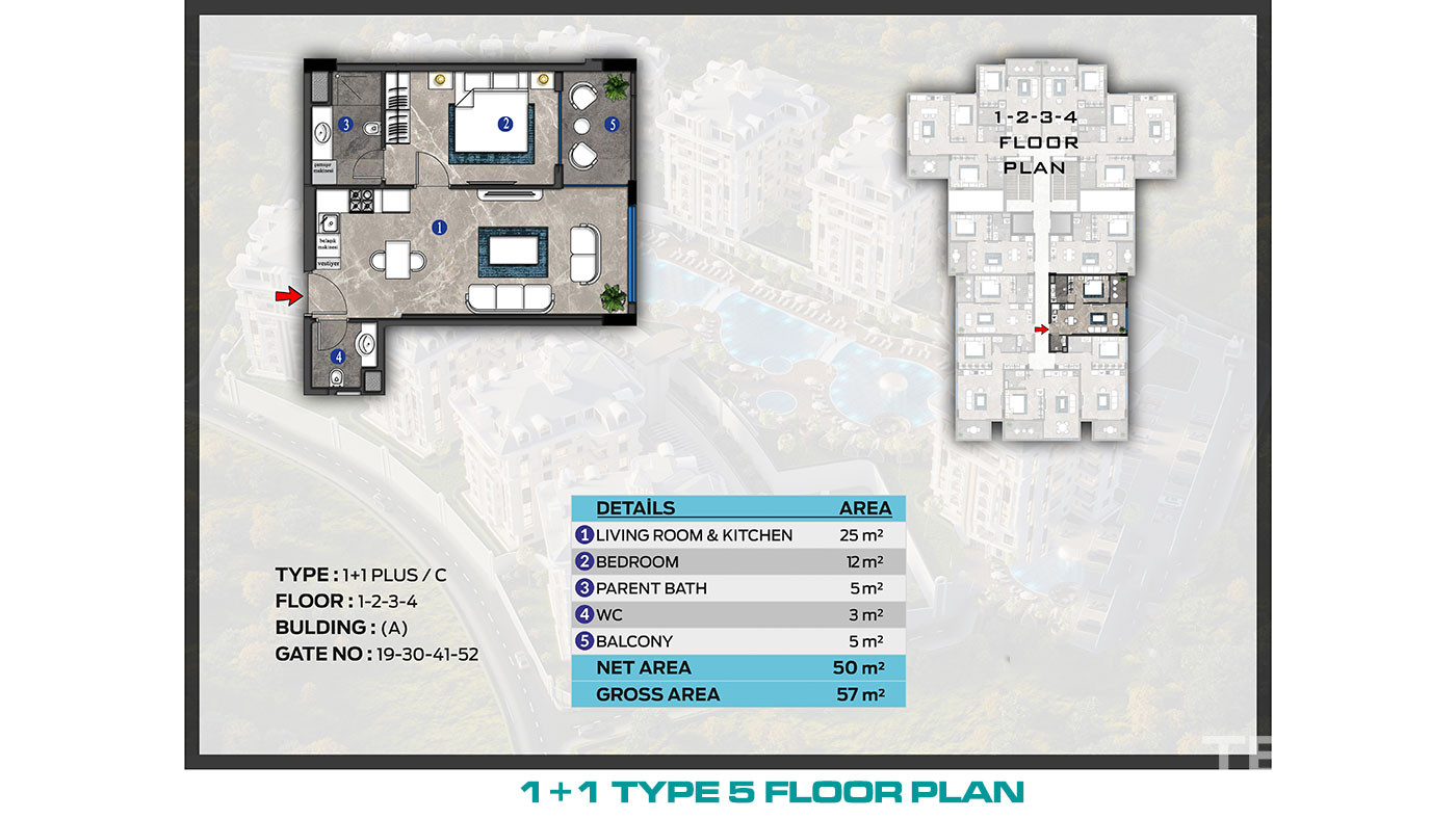 Apartments for Sale in Alanya Çıplaklı with Flexible Payment Plans - 72824