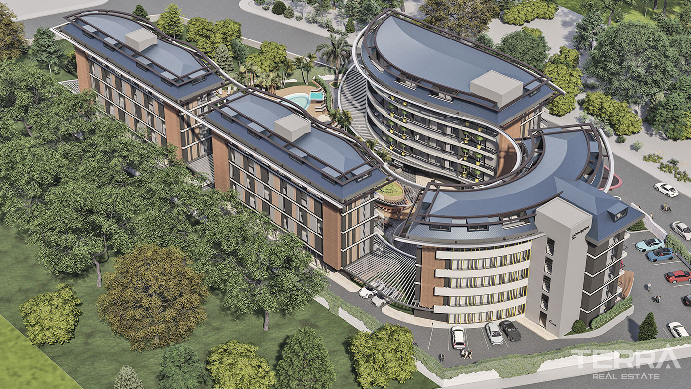 Luxury Flats in Central Oba, Alanya Only 350 m to the Beach - 72910