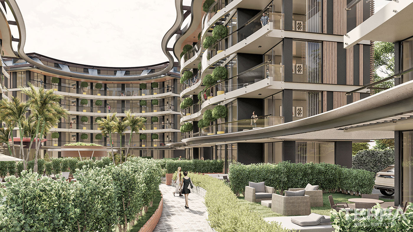 Luxury Flats in Central Oba, Alanya Only 350 m to the Beach - 72915