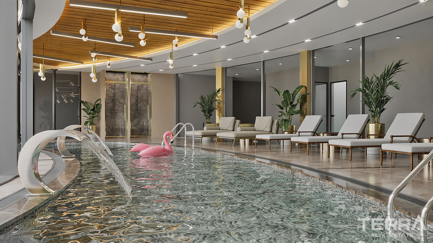 Luxury Flats in Central Oba, Alanya Only 350 m to the Beach - 72924