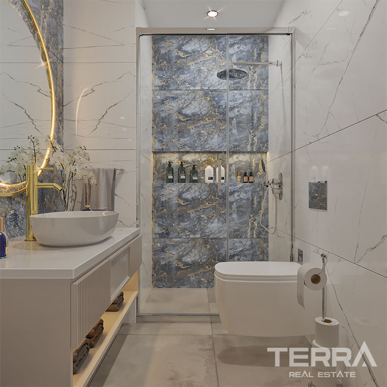 Luxury Flats in Central Oba, Alanya Only 350 m to the Beach - 72949