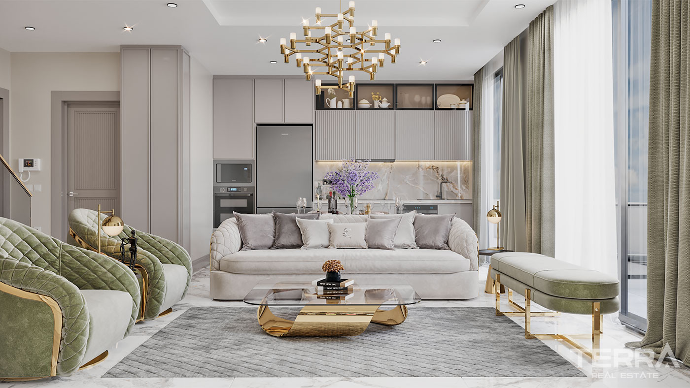 Luxury Flats in Central Oba, Alanya Only 350 m to the Beach - 72952