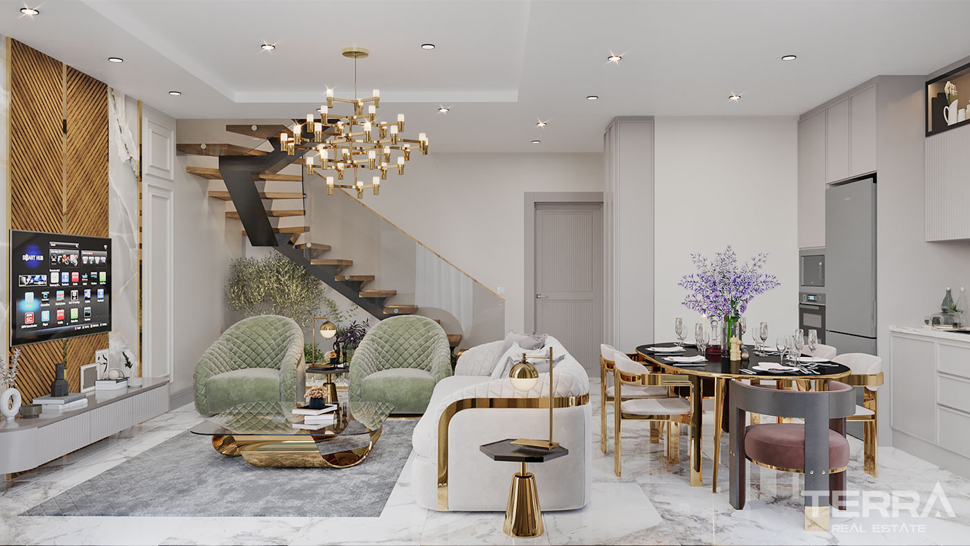 Luxury Flats in Central Oba, Alanya Only 350 m to the Beach - 72953