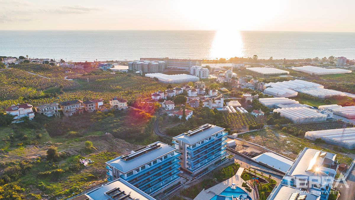 Möbliertes Alanya Apartment mit herrlichem Meerblick in Kargıcak - 73008