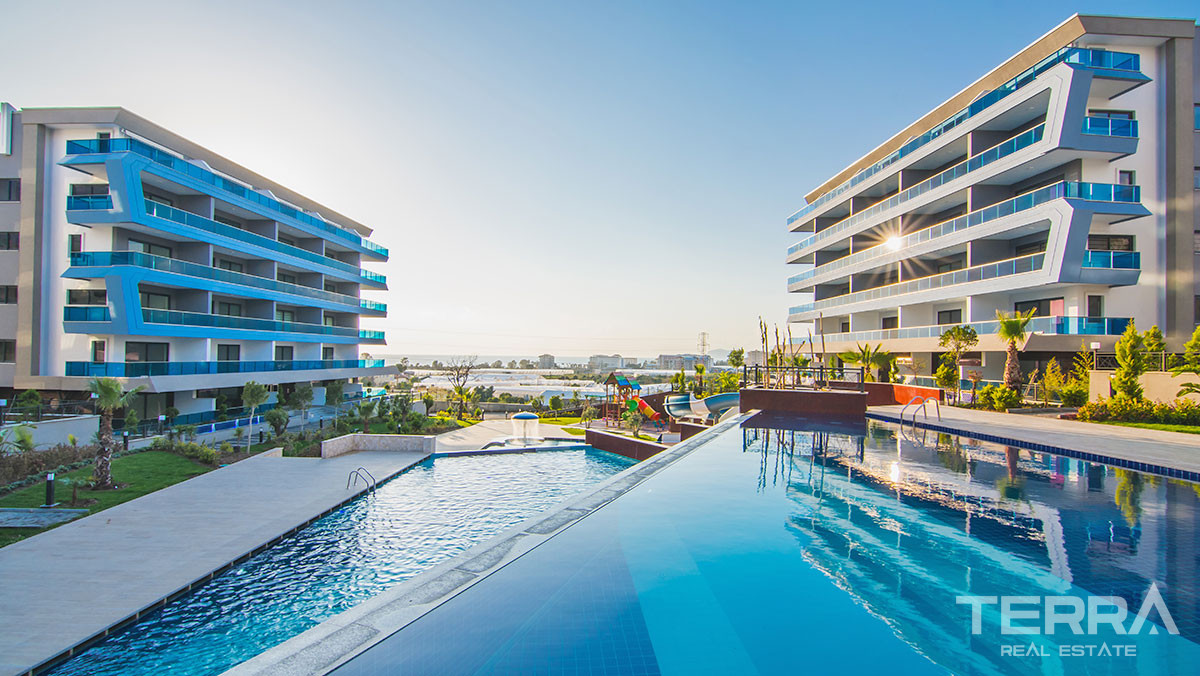 Möbliertes Alanya Apartment mit herrlichem Meerblick in Kargıcak - 73010