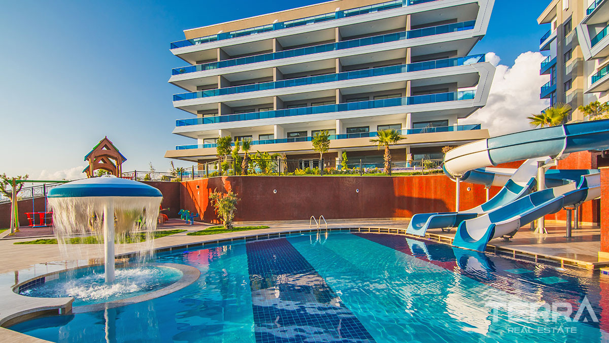 Möbliertes Alanya Apartment mit herrlichem Meerblick in Kargıcak - 73011