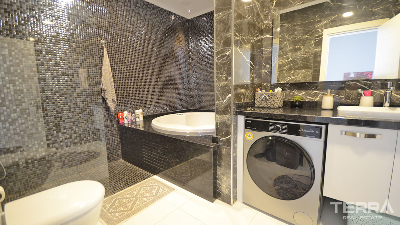Möbliertes Alanya Apartment mit herrlichem Meerblick in Kargıcak - 73033