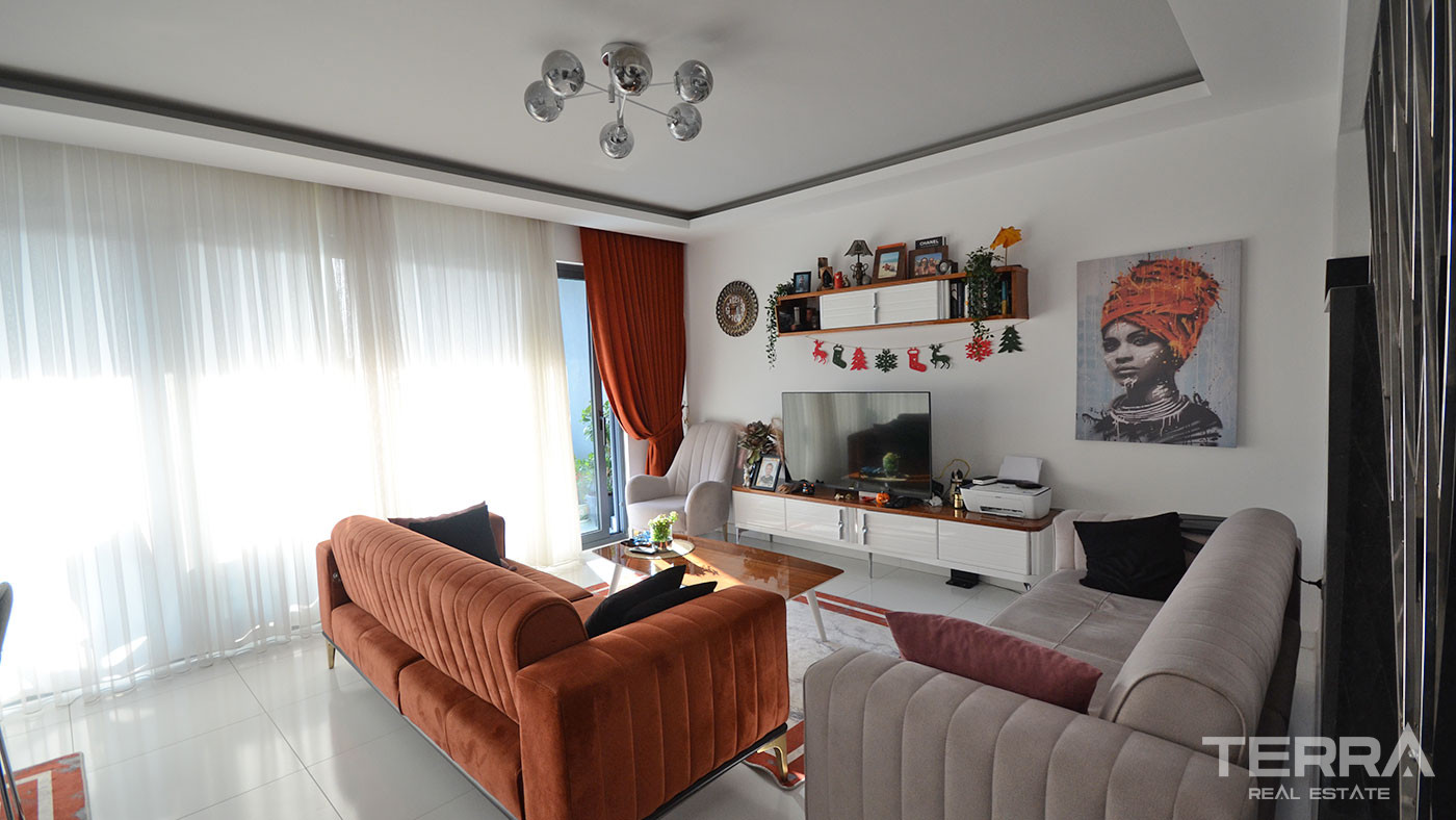 Möbliertes Alanya Apartment mit herrlichem Meerblick in Kargıcak - 73040