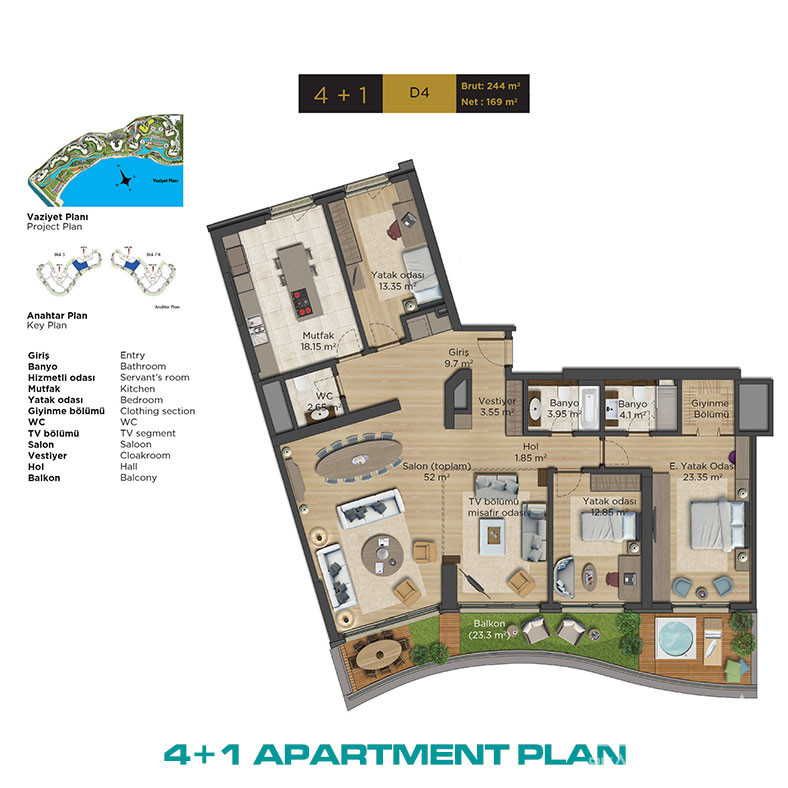Key Ready Seafront Apartments with Magnificent Views in Istanbul - 73165