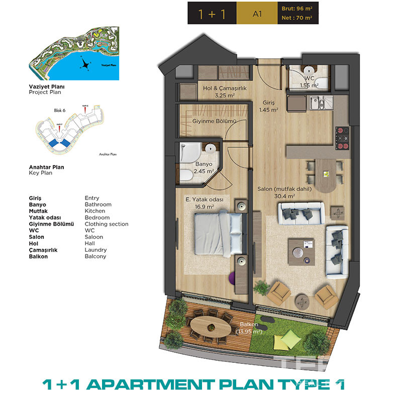 Key Ready Seafront Apartments with Magnificent Views in Istanbul - 73167
