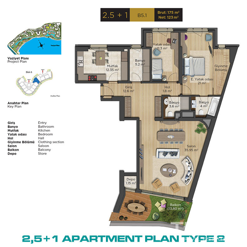 Key Ready Seafront Apartments with Magnificent Views in Istanbul - 73170