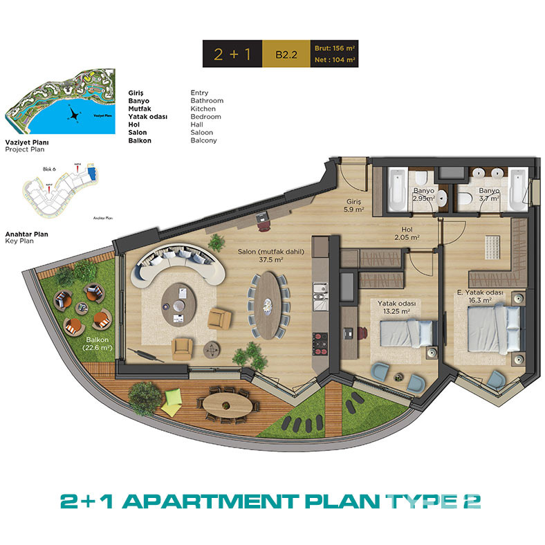 Key Ready Seafront Apartments with Magnificent Views in Istanbul - 73171