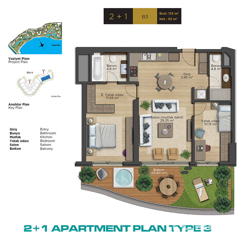 Key Ready Seafront Apartments with Magnificent Views in Istanbul - 73172