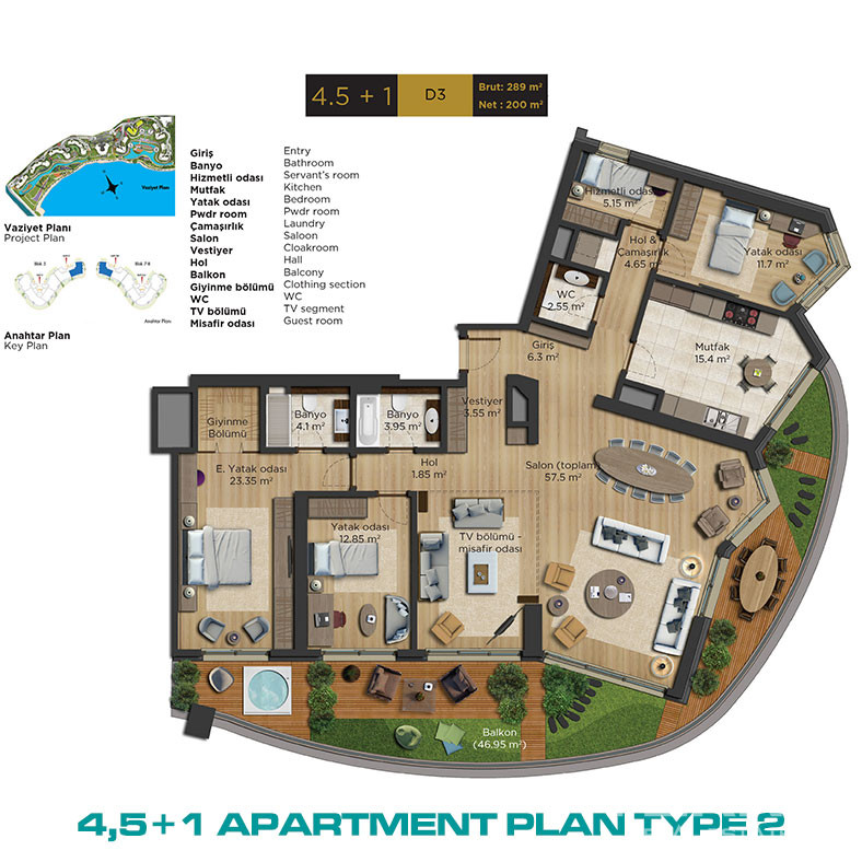 Key Ready Seafront Apartments with Magnificent Views in Istanbul - 73178