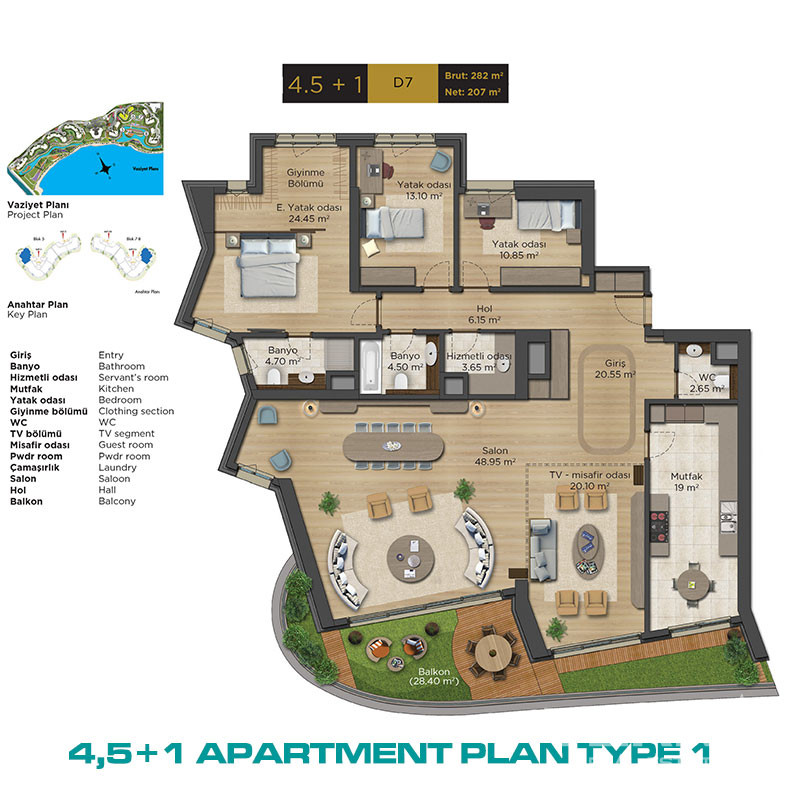 Key Ready Seafront Apartments with Magnificent Views in Istanbul - 73181