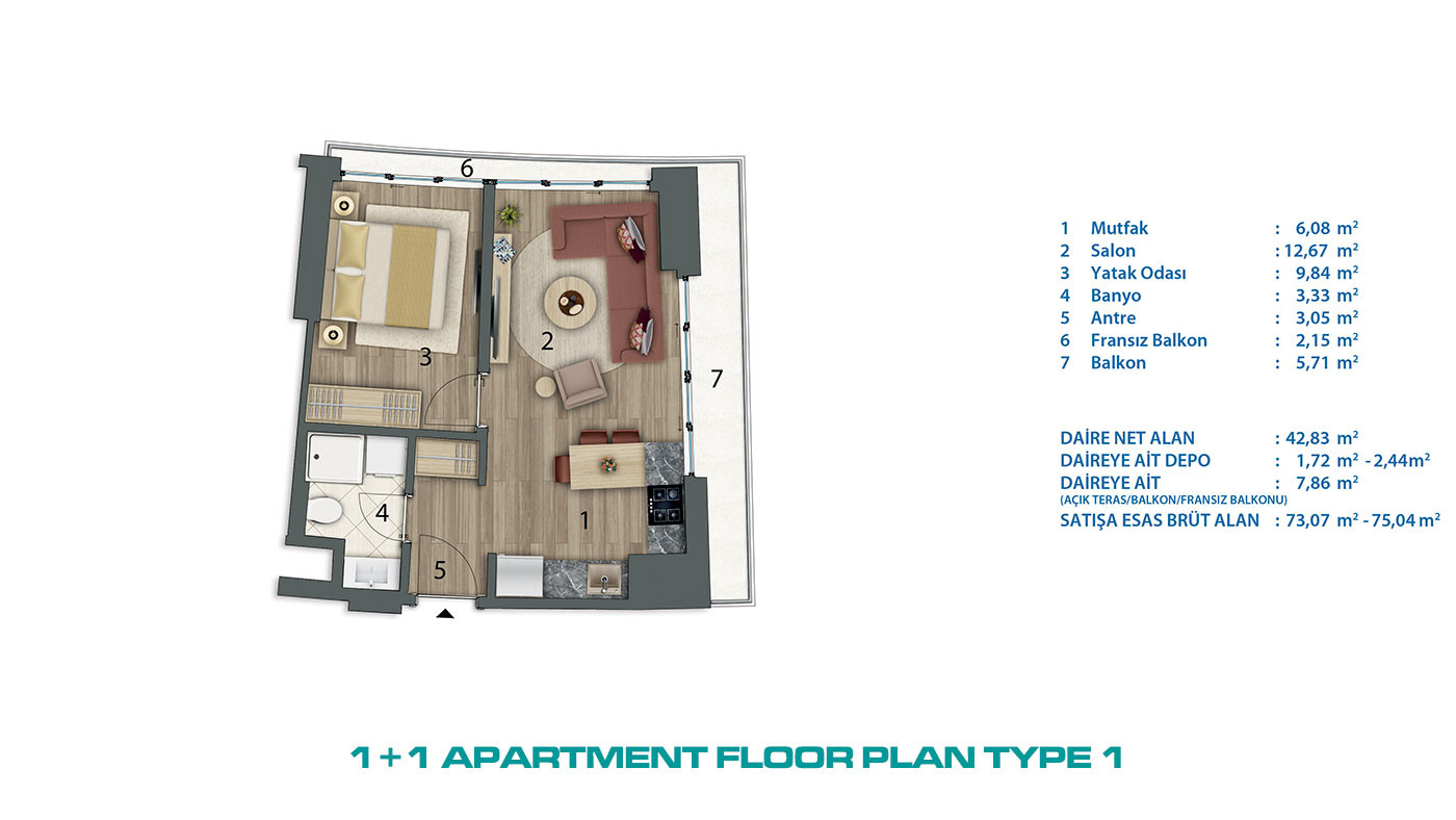 Central Apartments for Investment and Year-Round Living in Istanbul - 73066