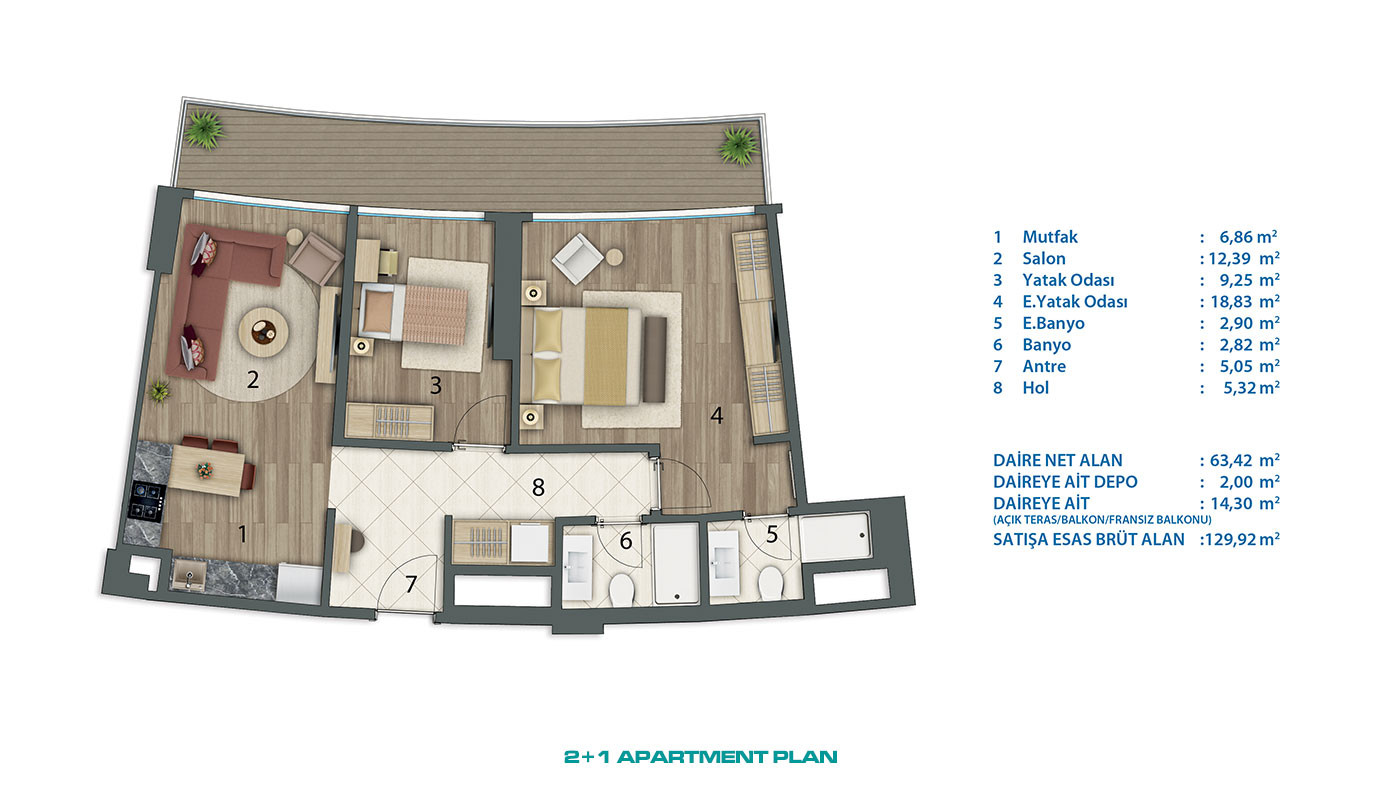 Central Apartments for Investment and Year-Round Living in Istanbul - 95045
