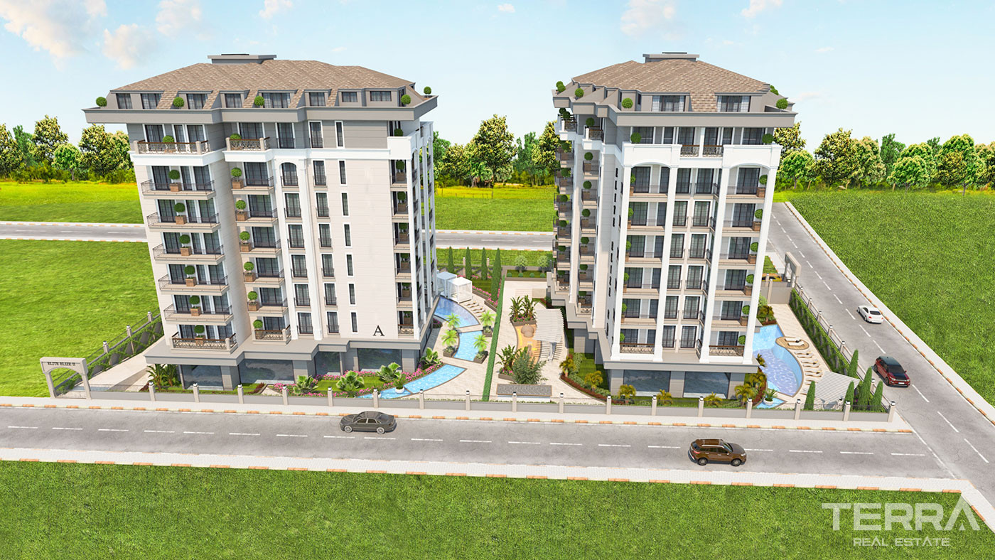 Luxury Apartments in the Center of Alanya 600 m from the Beach - 73120