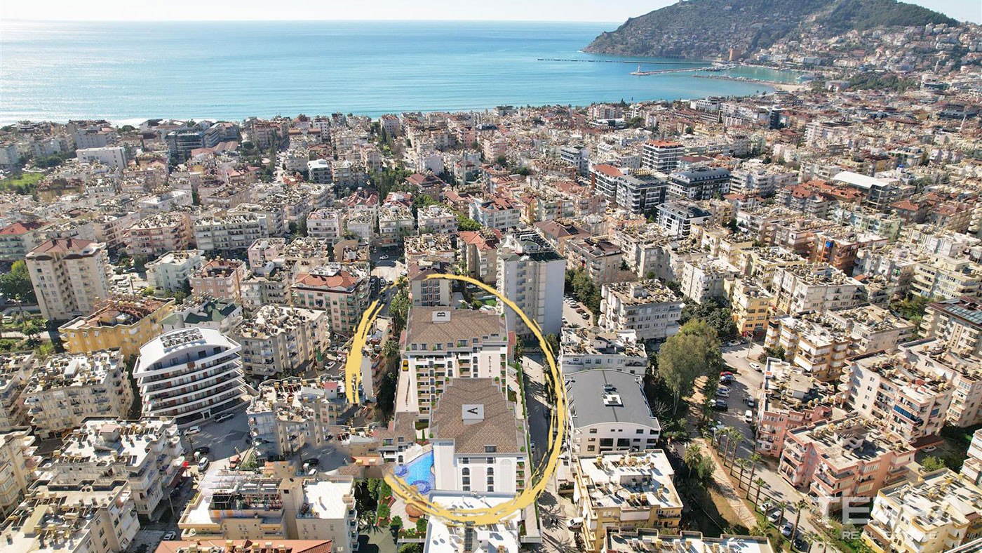 Luxury Apartments in the Center of Alanya 600 m from the Beach - 73121