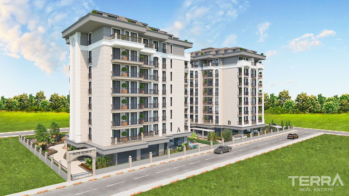 Luxury Apartments in the Center of Alanya 600 m from the Beach - 73122