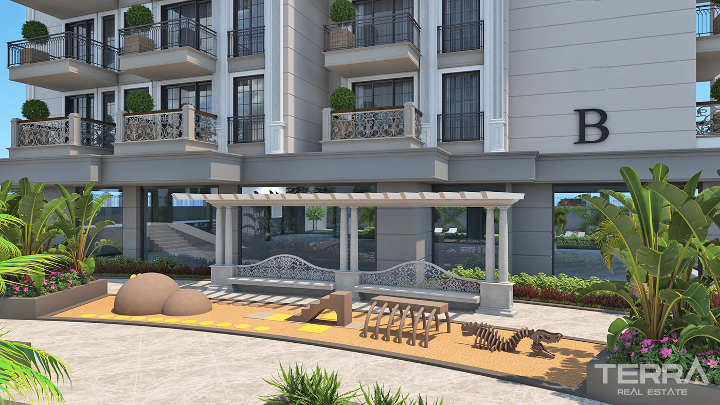 Luxury Apartments in the Center of Alanya 600 m from the Beach - 73128