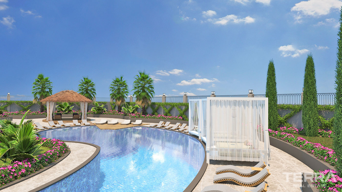 Luxury Apartments in the Center of Alanya 600 m from the Beach - 73132
