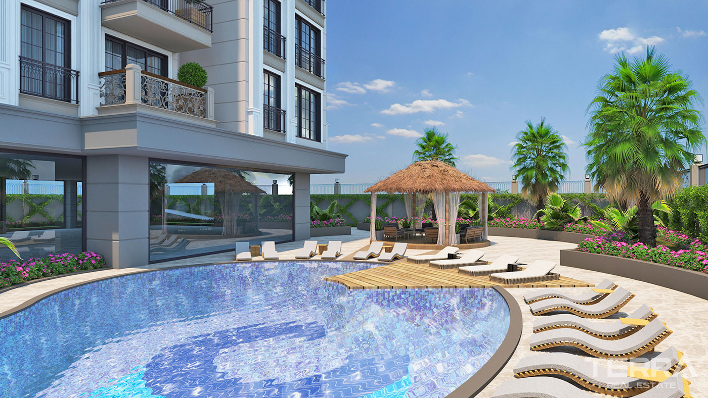 Luxury Apartments in the Center of Alanya 600 m from the Beach - 73134