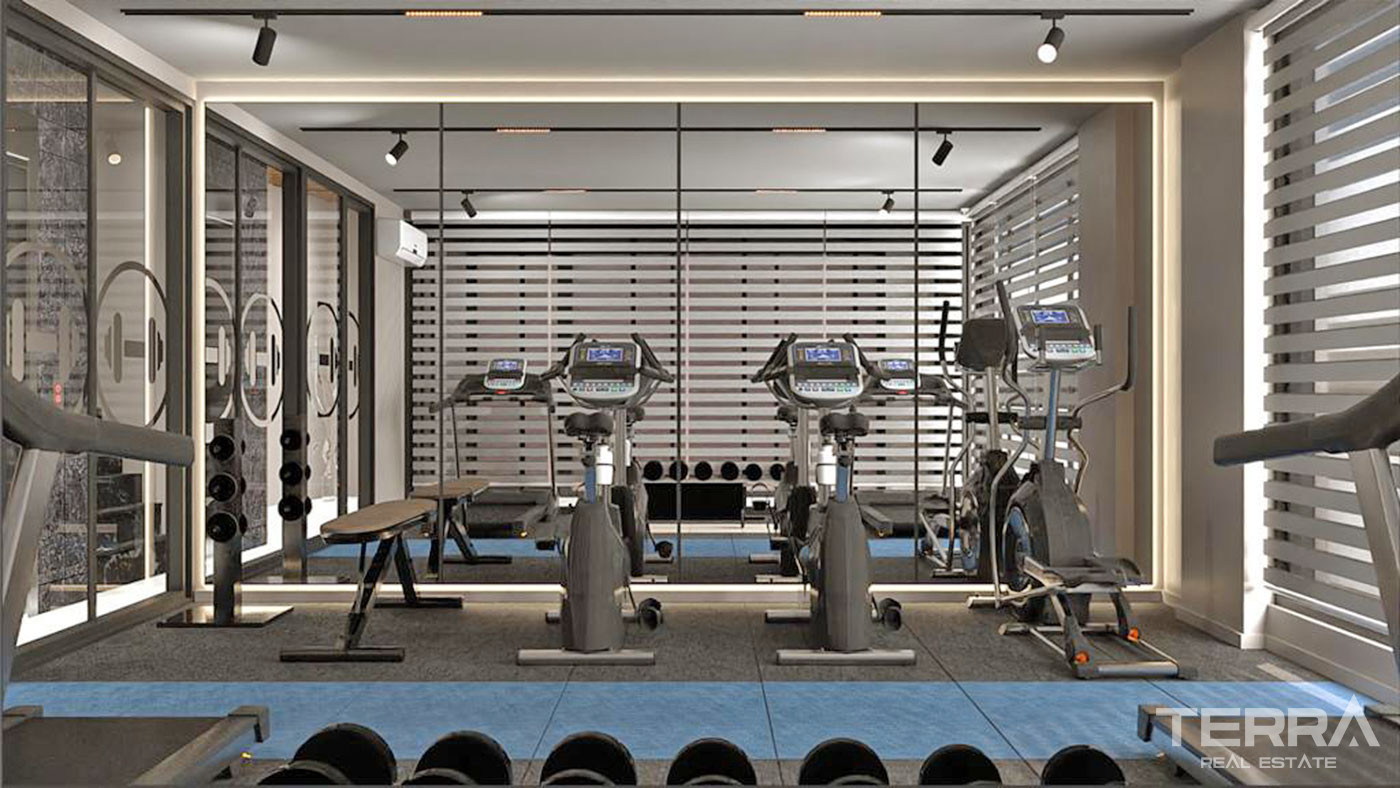 Luxury Flats with Joyful Facilities in a Gated Complex in Alanya Oba - 73353